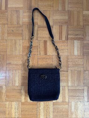 Vintage Christian Livingston Crochet Tortoise Bag